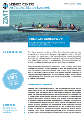 Cover ZMT Newsletter 01 2017