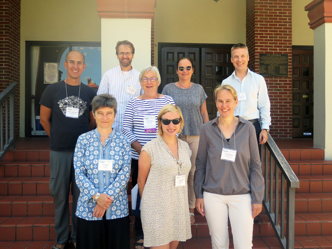 1st row (left to right): Prof. Uta Berger (former ZMT), Dr. Lucy Gillis (ZMT), Dr. Inga Nordhaus (ZMT) / 2nd row: Dr. Gustavo Castellanos-Galindo