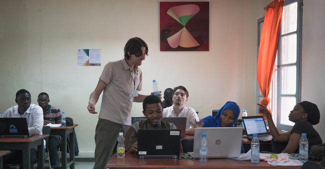 Die Winter School  "Applied Non-Linear Dynamics & Scientiﬁc Writing" findet vom 4. bis 8. Februar 2019 am AIMS in M'Bour statt | Photo: Benjamin Post